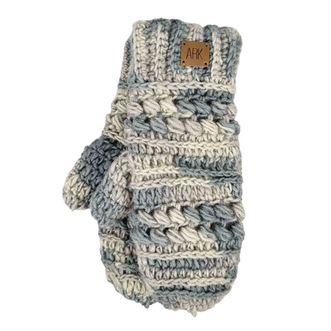 Ark Imports - Toscana Mittens: White