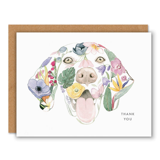 Sarah Voyer Paper - Dog - Thank You Card