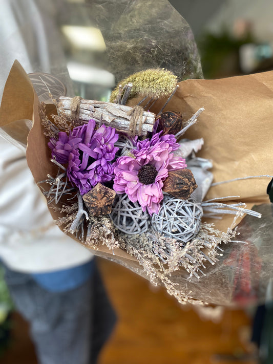 Lovely Lilac Dried Bouquet