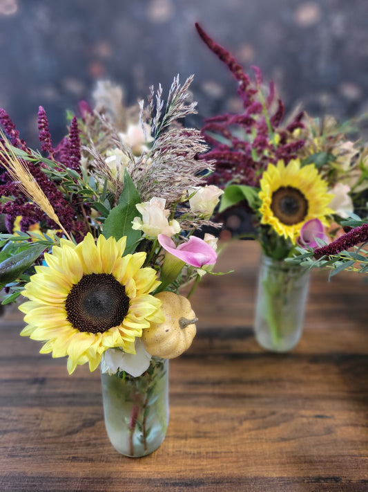 Thanksgiving Harvest Mason Jar