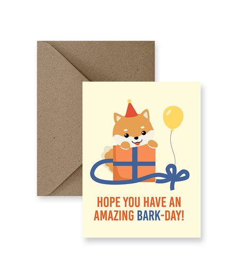 IMPAPER - Hope you have an Amazing Bark-day! Birthday Card