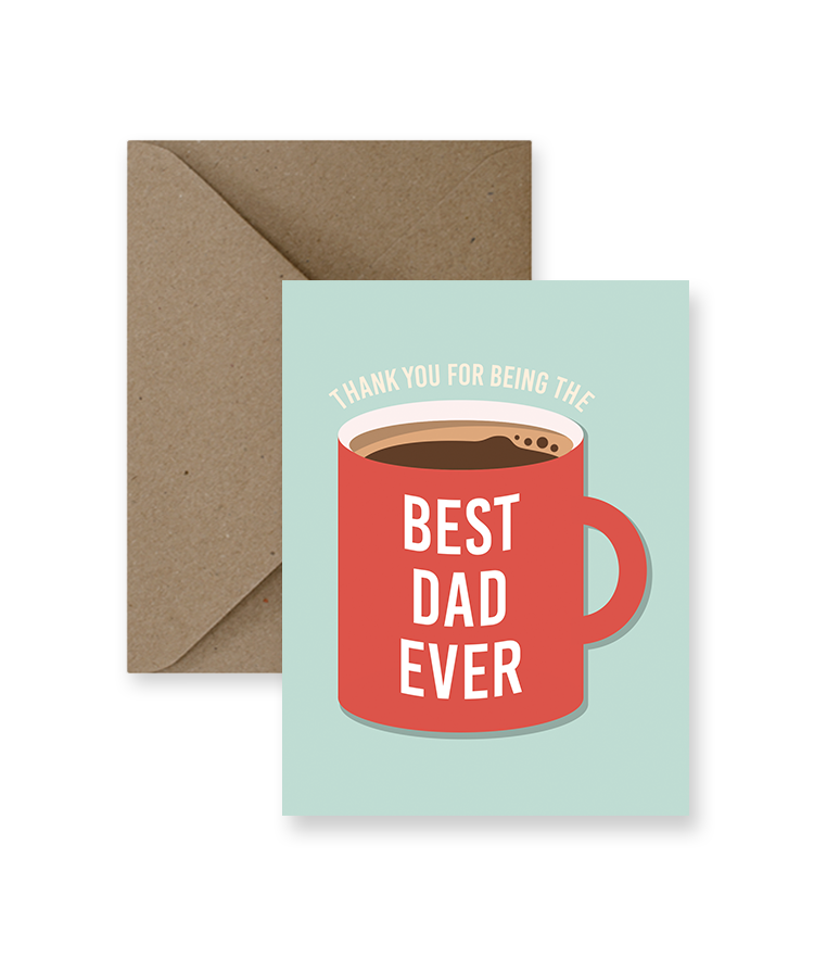 IMPAPER - Best Dad Ever Father's Day Card