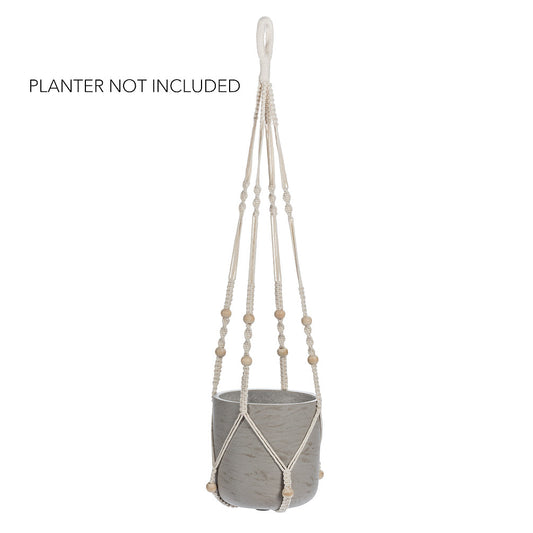 Planter Hanger with Beads Macrame