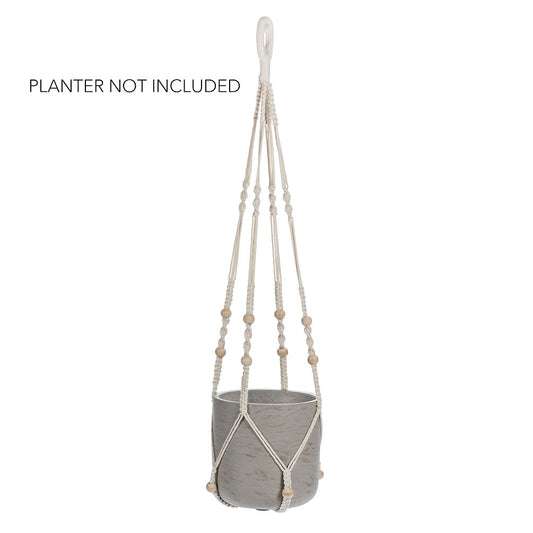 Planter Hanger with Beads Macrame