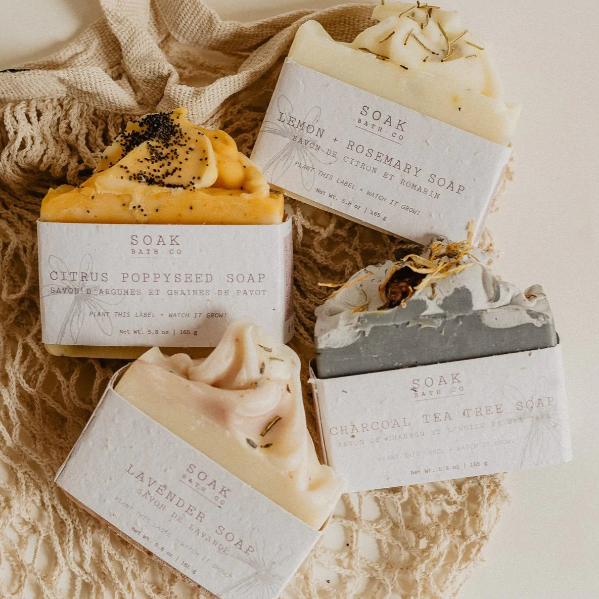 SOAK BATH CO- 4 SOAP GIFT PACK