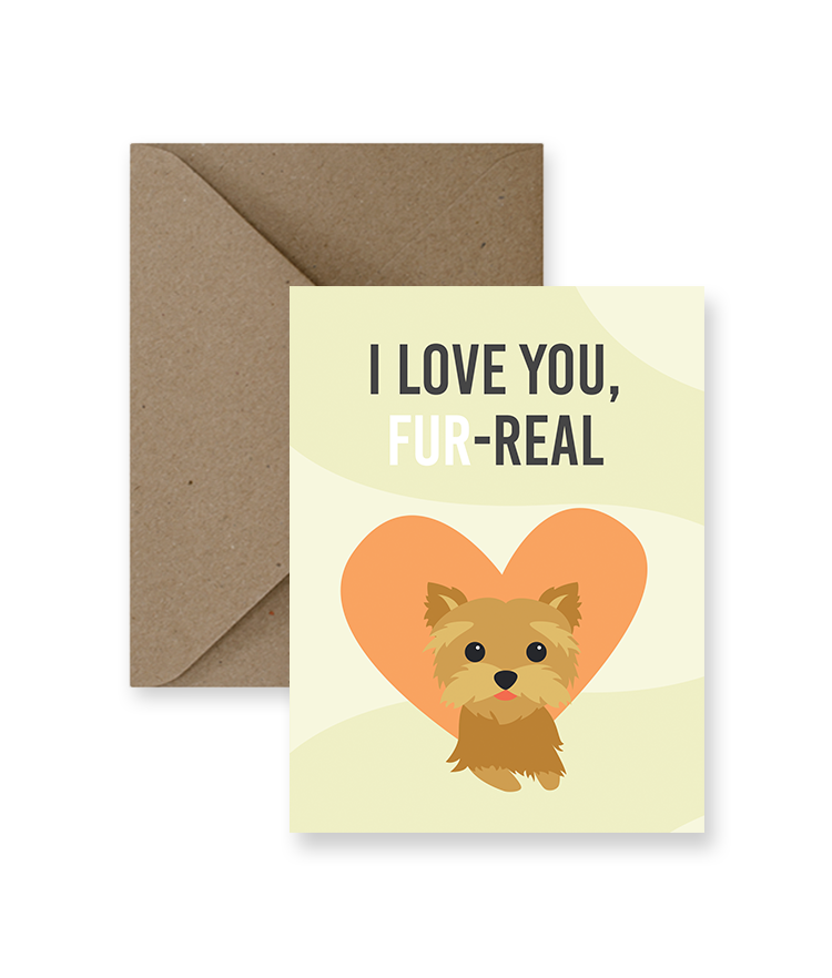 IMPAPER - I Love You, Fur-Real Card
