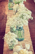 Baby's Breath and Mason Jar Package - Wild Little Roses