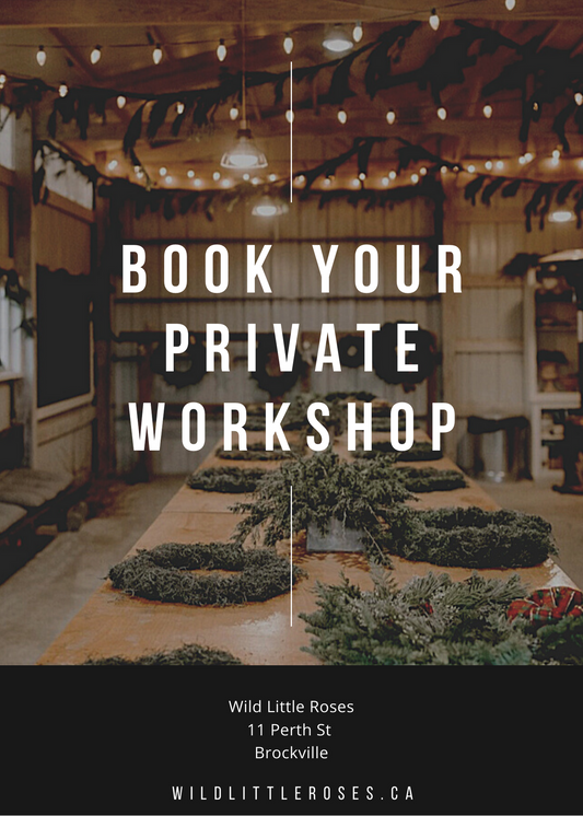 Private Workshop Options - Wild Little Roses