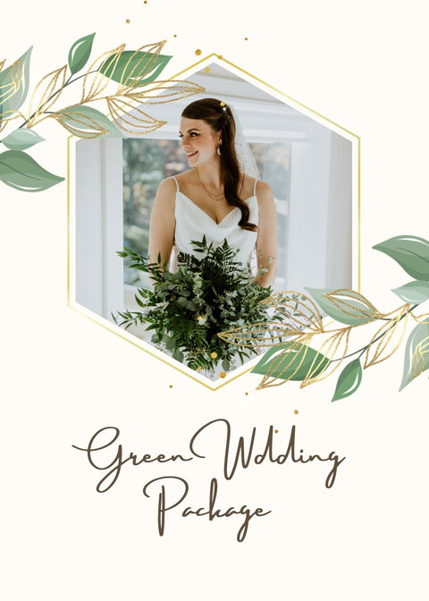 Bohemian Rustic Green Wedding Package