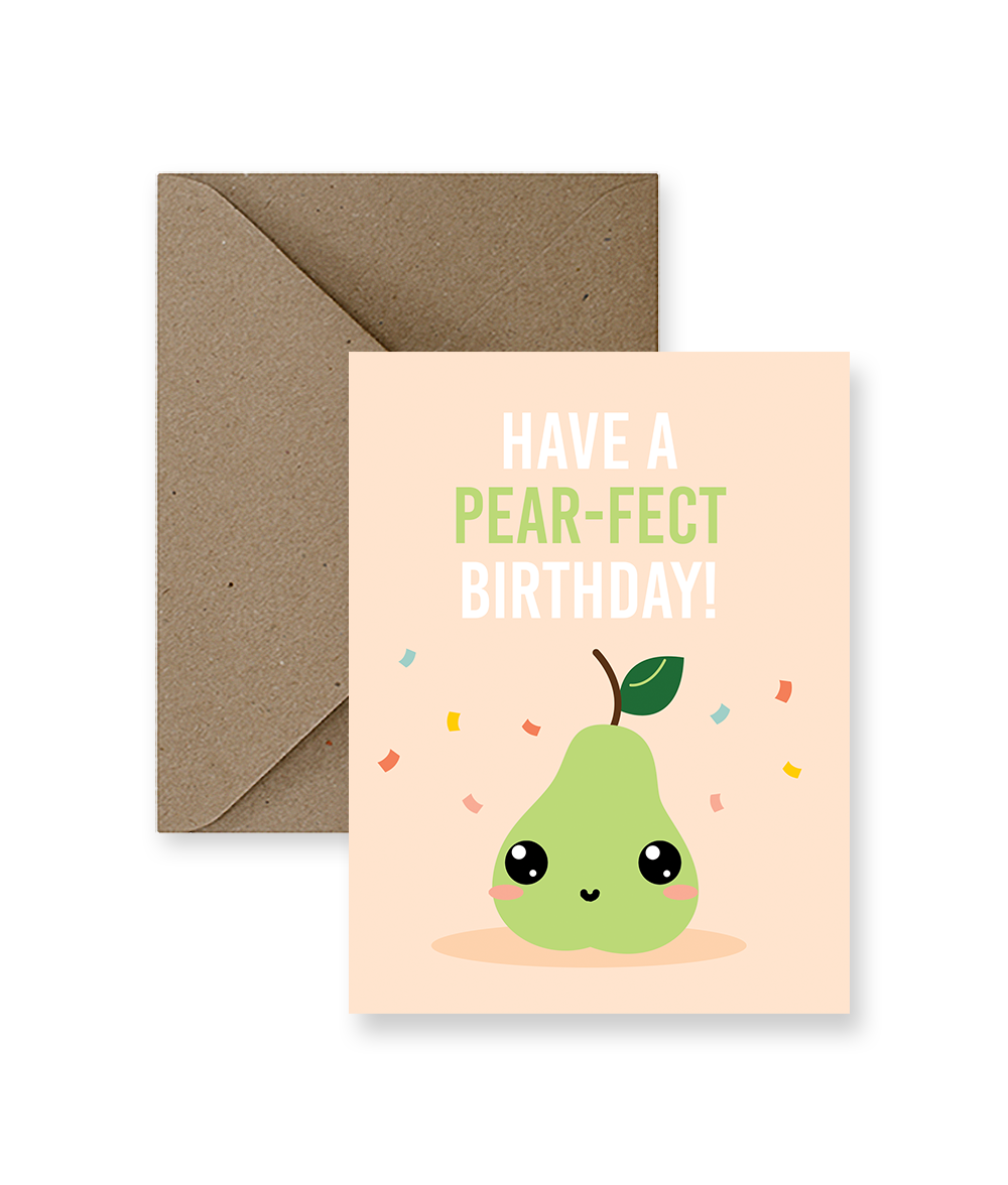IMPAPER - Pear-fect Birthday Card