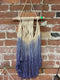 Hanging Macrame Decor, blue ombre - Wild Little Roses