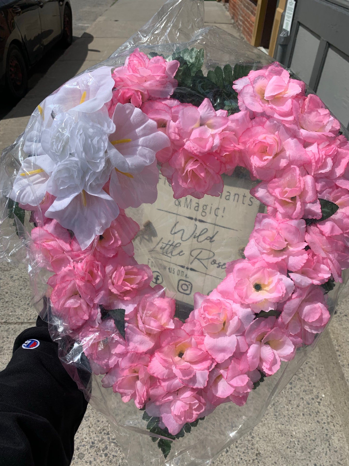Heart Shaped flower arrangement