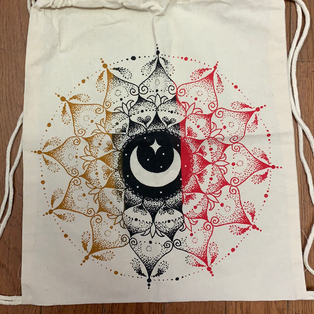 Canvas Drawstring Bags - Wild Little Roses