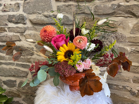 Thanksgiving Centrepiece - Wild Little Roses