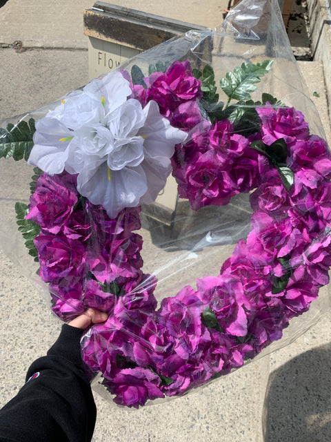 Heart Shaped flower arrangement