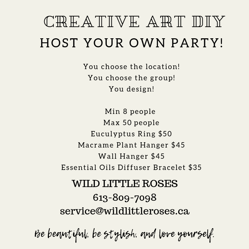 Creative DIY Private Workshop - Wild Little Roses