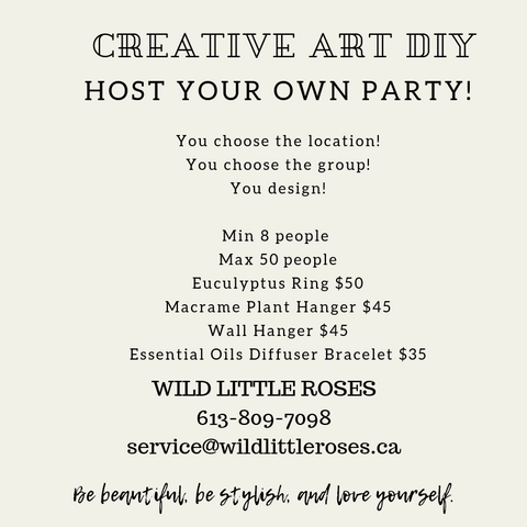 Creative DIY Private Workshop - Wild Little Roses